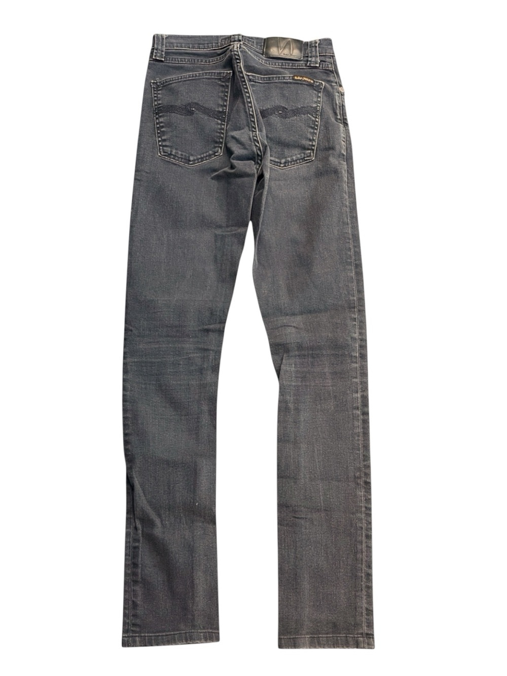 Nudie Jeans Faded Clean Slate Pipe Led High Rise Super Skinny Jeans (26x29)
